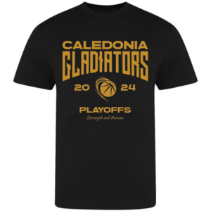 REDUCED Adult WBBL Commemorative Playoff T-Shirt | Originally £20.00 Now £8.00 | Caledonia Gladiators