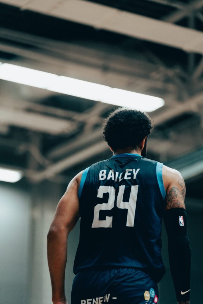 Jeremiah Bailey in action for Caledonia Gladiators vs Newcastle Eagles
