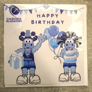 Maximoose & Minimoose Happy Birthday Card | Caledonia Gladiators